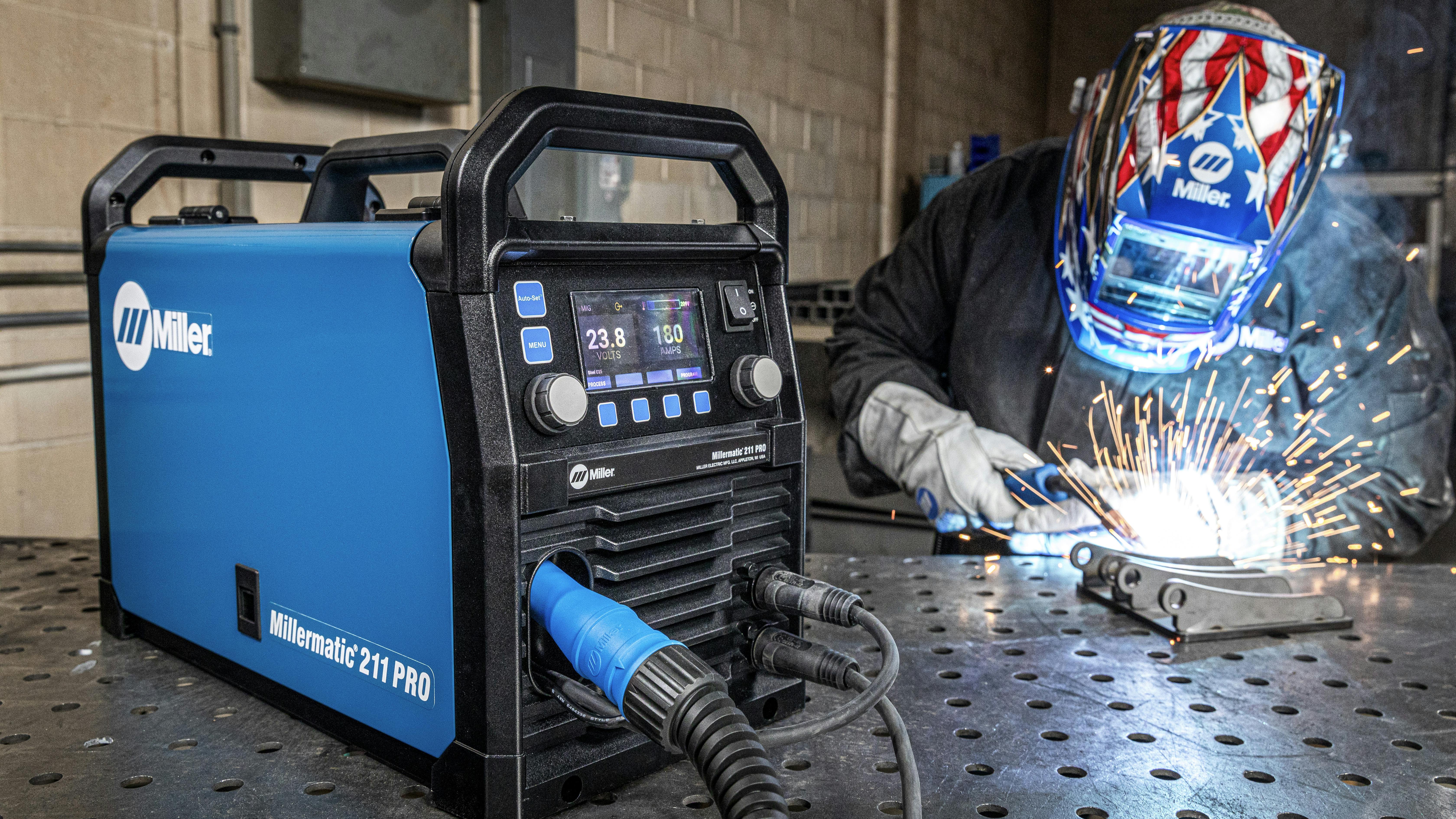 Millermatic 211 PRO MIG Welder Offers USB-Enabled Upgrades