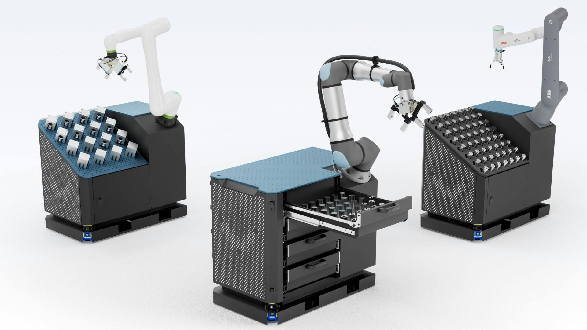 Click & Customize Robotic Work Cells Speed CNC Tending and Welding