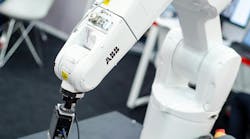 Close-up of ABB Robot Arm. Close-up of ABB Robot Arm.