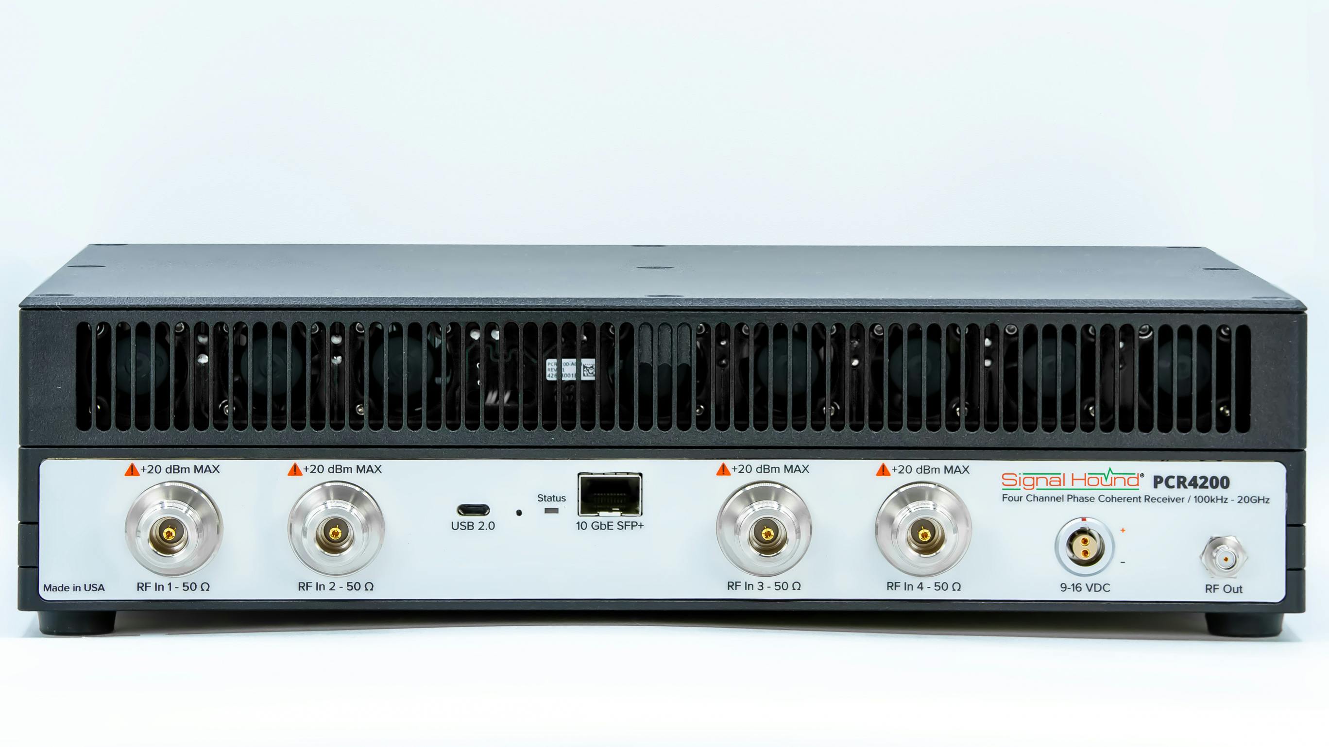 PCR4200 Receiver Enables 4-Channel Phase-Coherent Signal Analysis