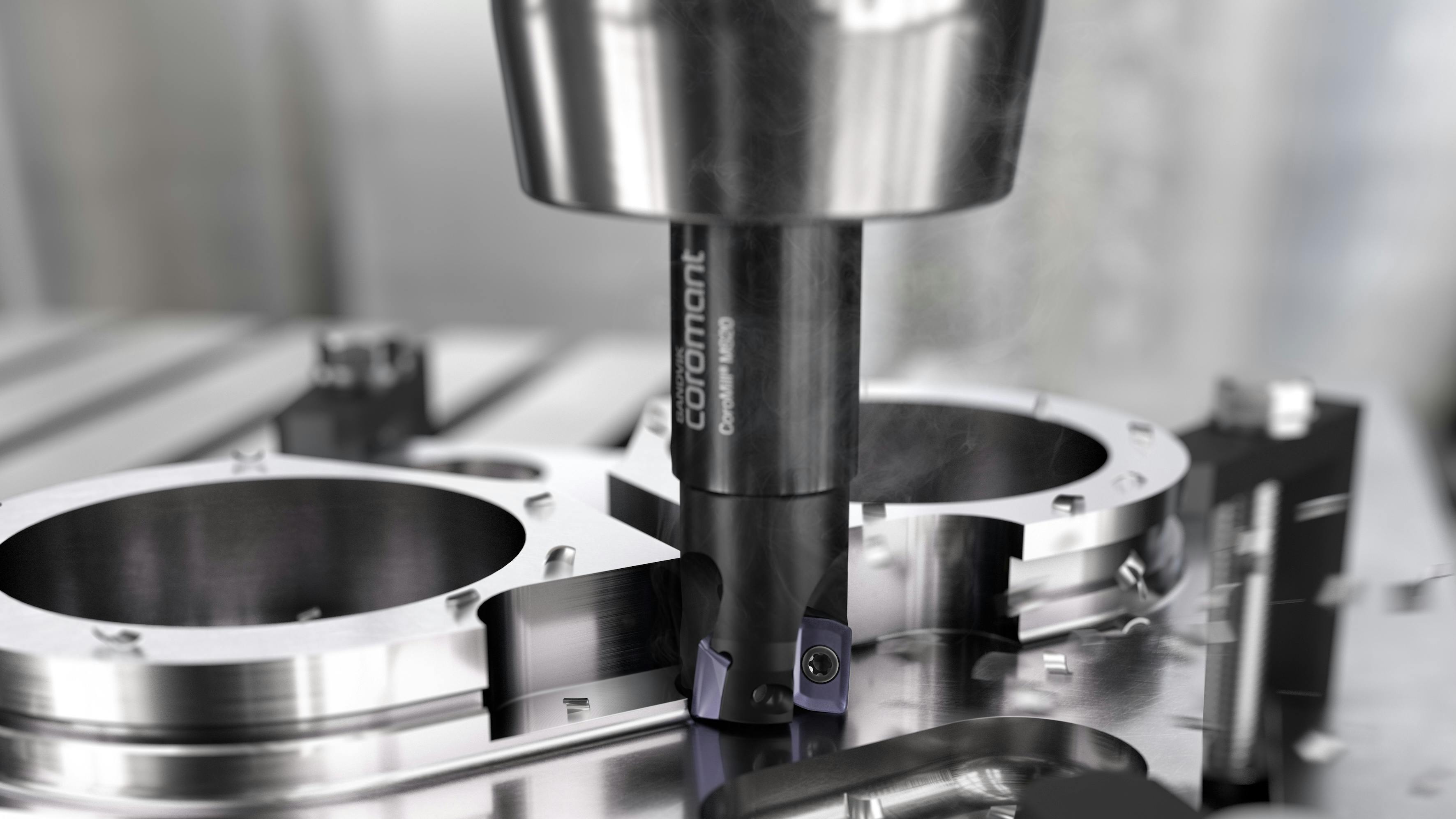 CoroMill MS20 Shoulder Milling Cutter Enhances Steel Machining Precision