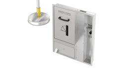 Cabinet Mount Eyewash Units Add Daylight Drains for Easier Testing Cabinet Mount Eyewash Units Add Daylight Drains for Easier Testing