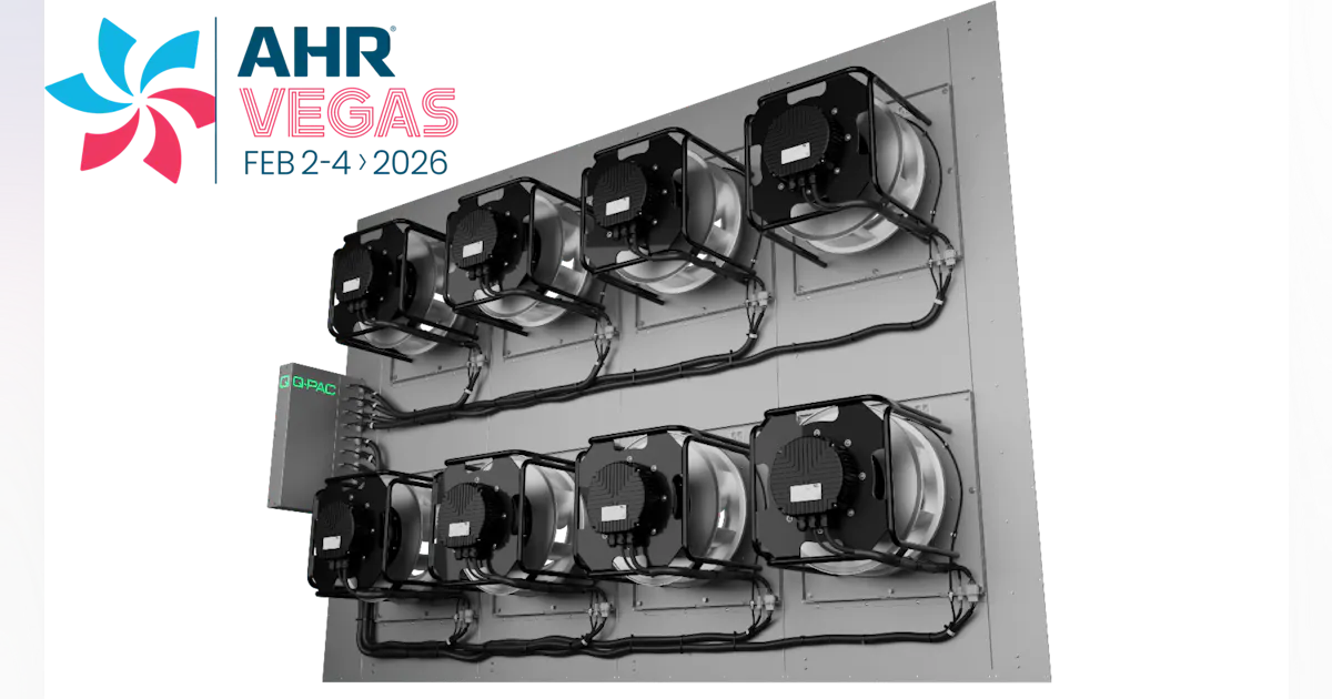 Q-PAC Multimotor Plenum Fan to Be Featured at AHR Expo 2026 | New ...