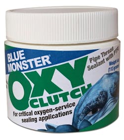 Blue Monster OXY-Clutch Pipe-Thread Sealant for Oxygen Piping Blue Monster OXY-Clutch Pipe-Thread Sealant for Oxygen Piping