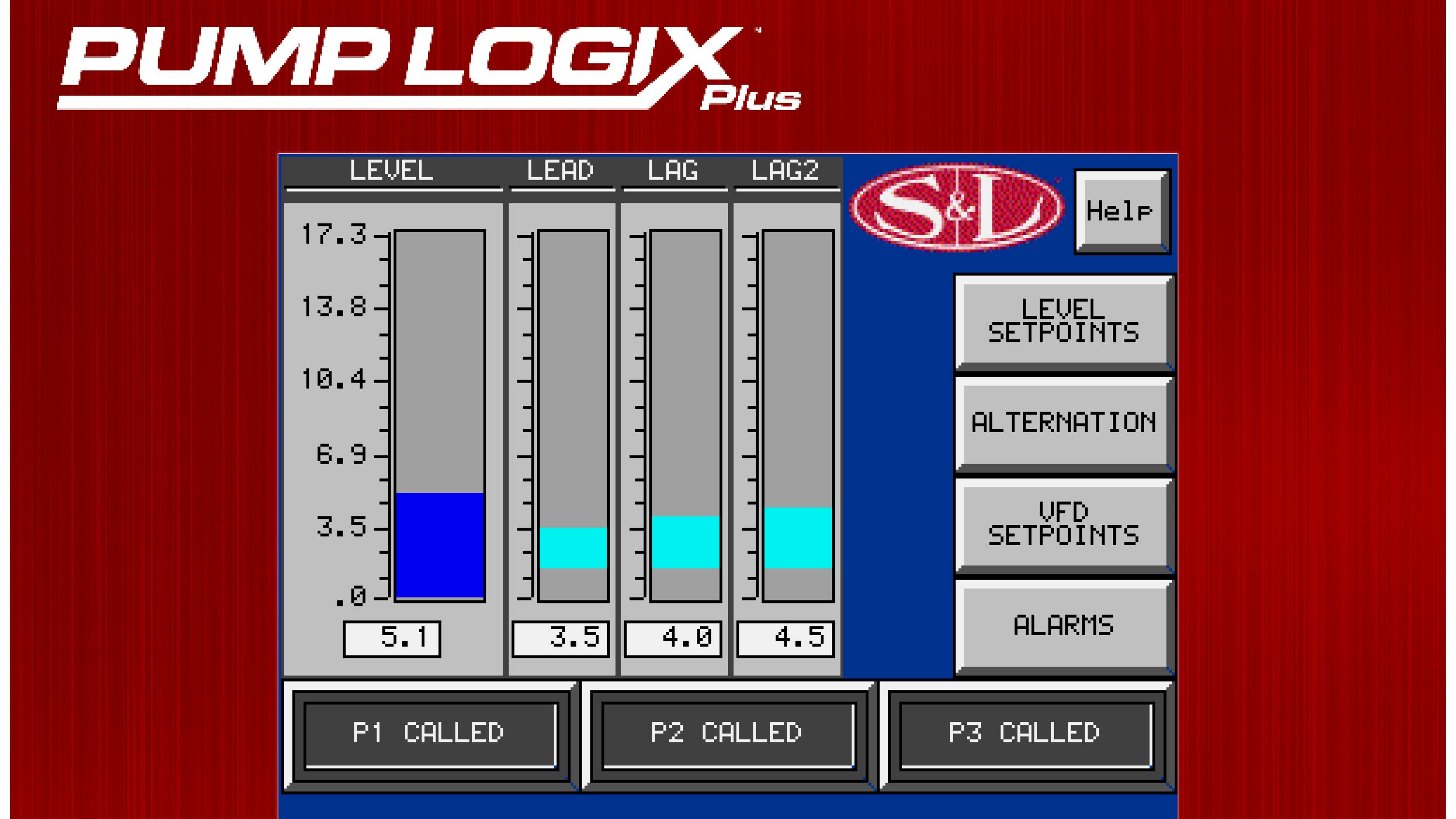 PumpLogix Plus Pump Station Controller HMI