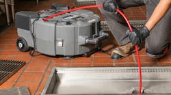 KM-1004 FlexShaft Milling Machine in a kitchen drain KM-1004 FlexShaft Milling Machine in a kitchen drain