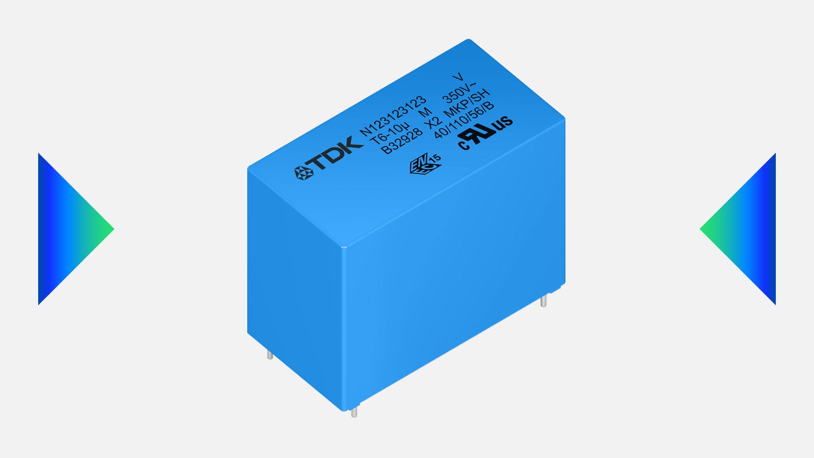TDK B3292xU/V Film Capacitors Support 350 V AC EMI Suppression