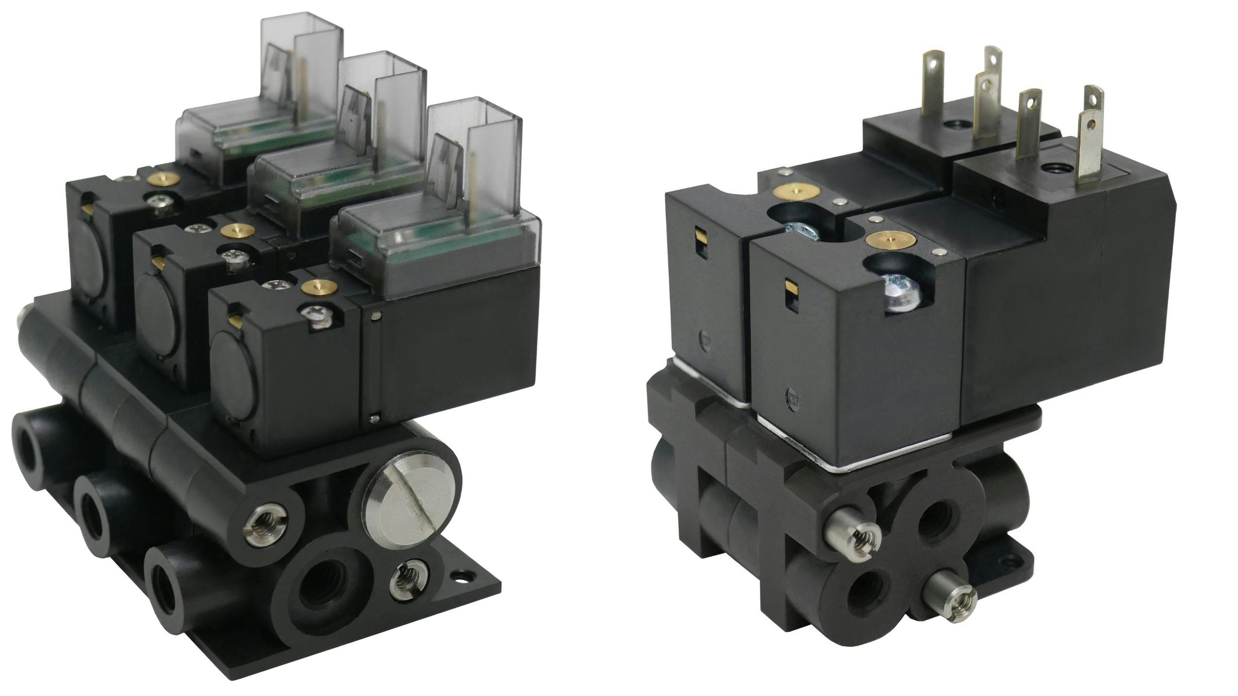 Series 1090 and 1590 Stackable Solenoid Valves Boost Air Control