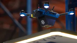 Corvus One for Cold Chain Autonomous Drone System Scans Freezer Inventory Corvus One for Cold Chain Autonomous Drone System Scans Freezer Inventory