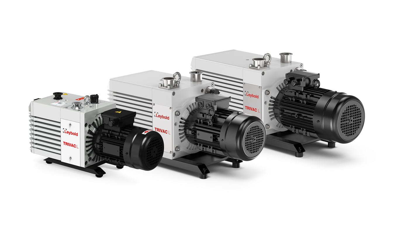 TRIVAC L Rotary Vane Pump Features Patented Three-Stage Gas Ballast