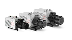TRIVAC L Rotary Vane Pump Features Patented Three-Stage Gas Ballast TRIVAC L Rotary Vane Pump Features Patented Three-Stage Gas Ballast