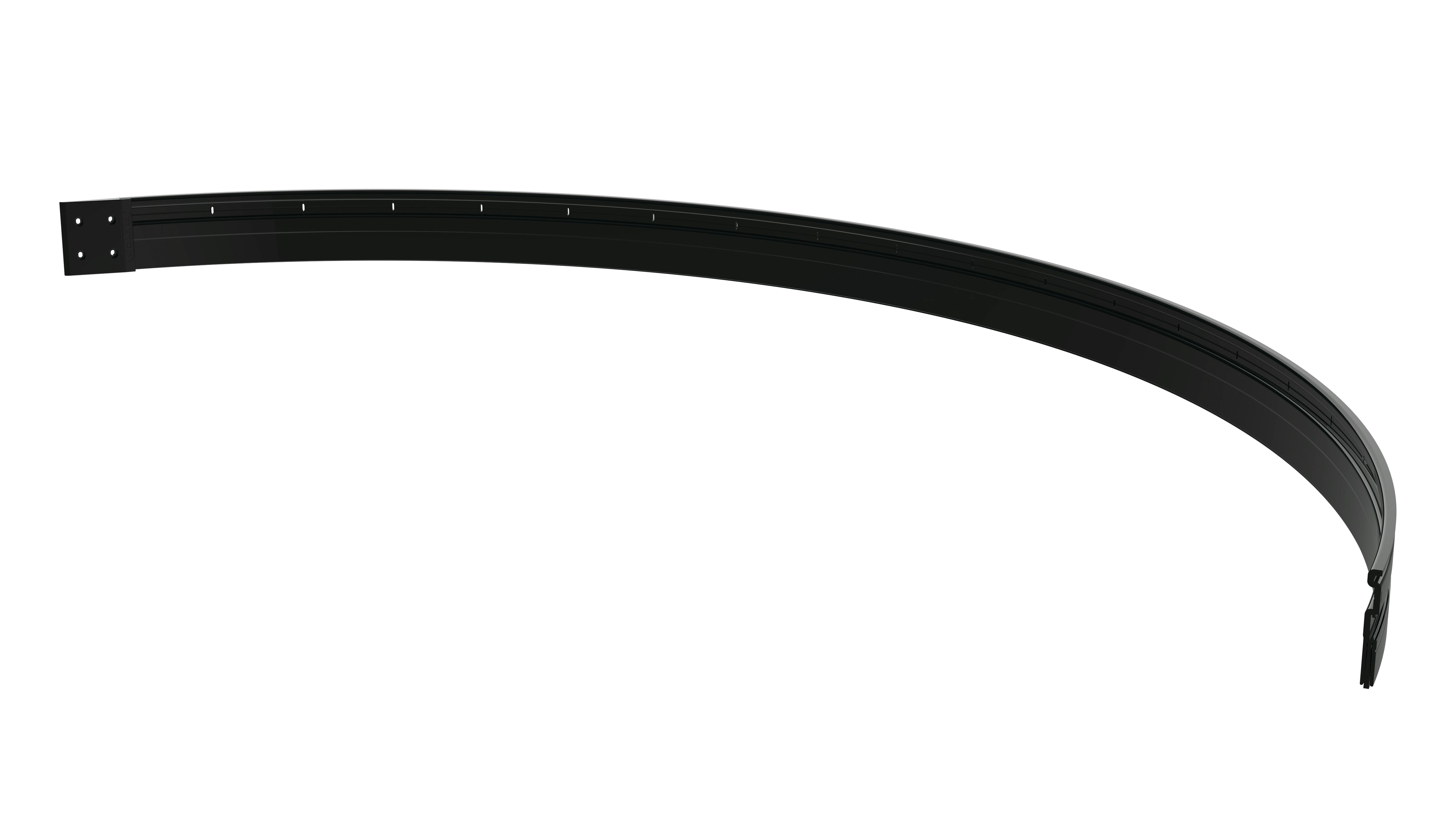 Radial Belt Edge Protector Blocks Package Jams on Curved Conveyors