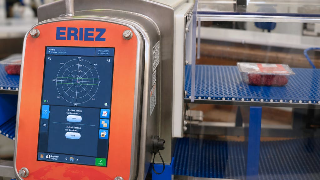 X8-SF Simultaneous Frequency Metal Detector Reduces False Rejects