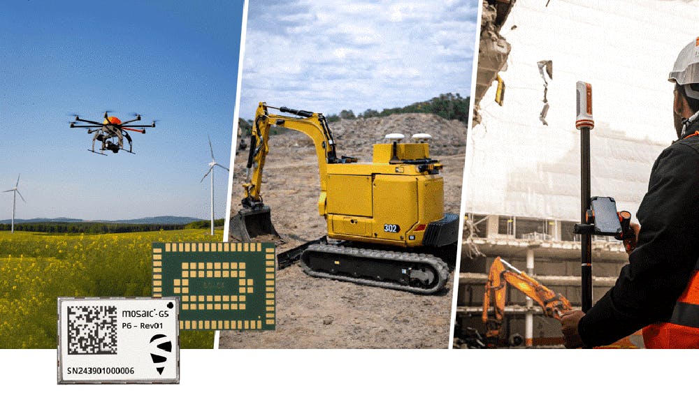 Mosaic-G5 P6 GNSS Module Offers High Update Rates, Anti-Jamming