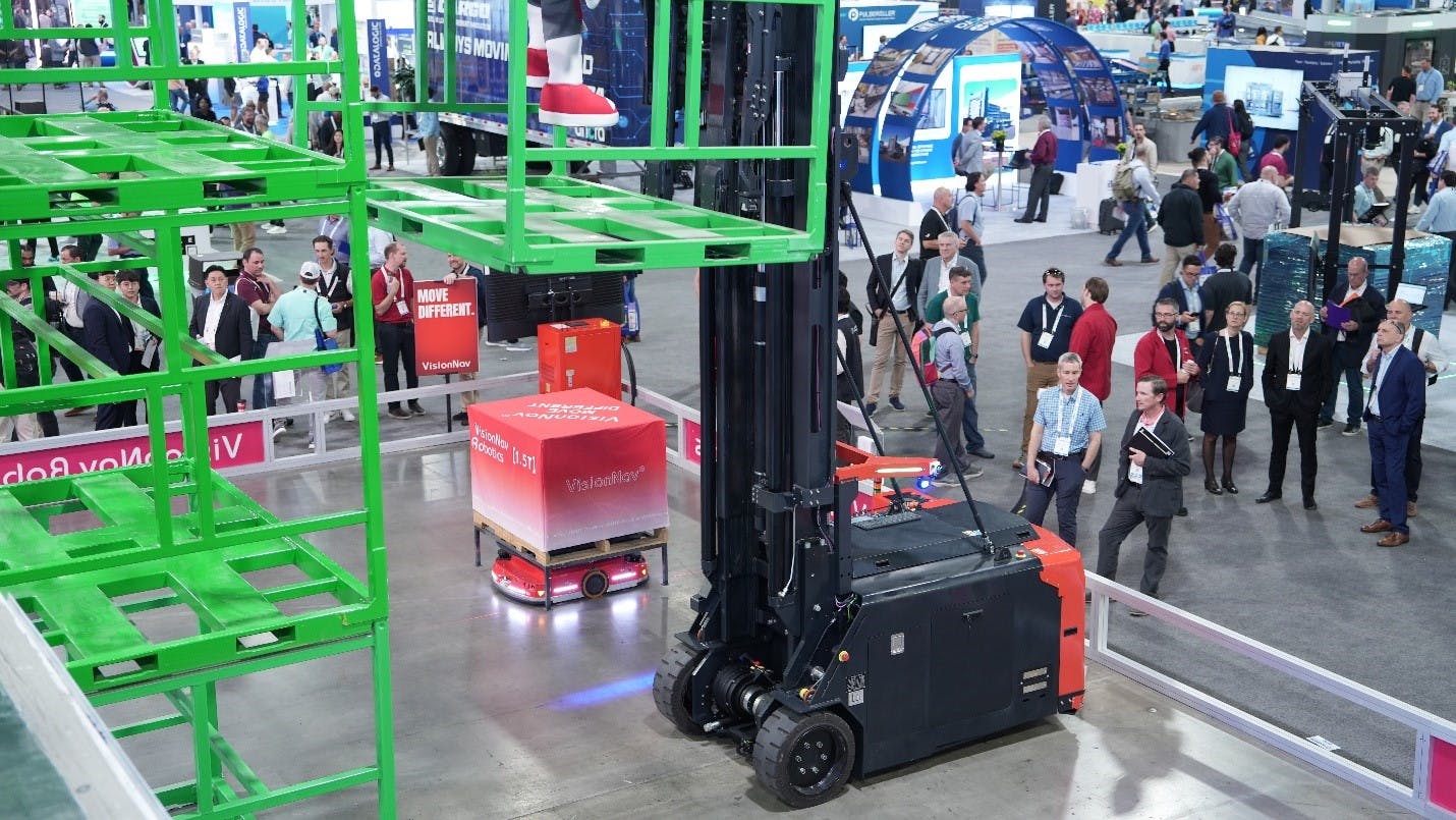 VNE40-66 Stacking System Handles 8.8 ft Wide Cages to 22 ft