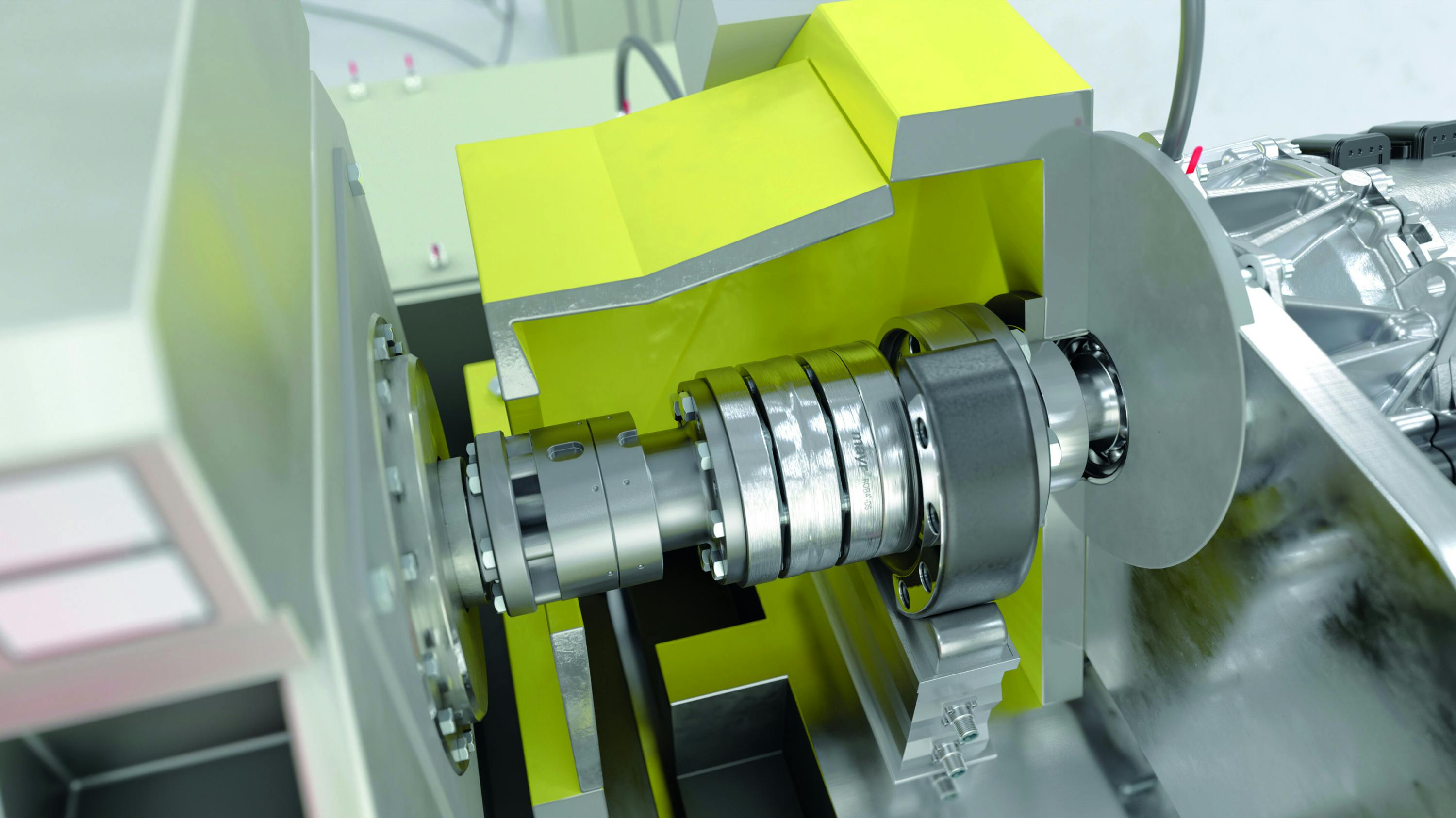 ROBA-DS 9120 Aluminum Coupling Cuts Inertia for EV Test Stands