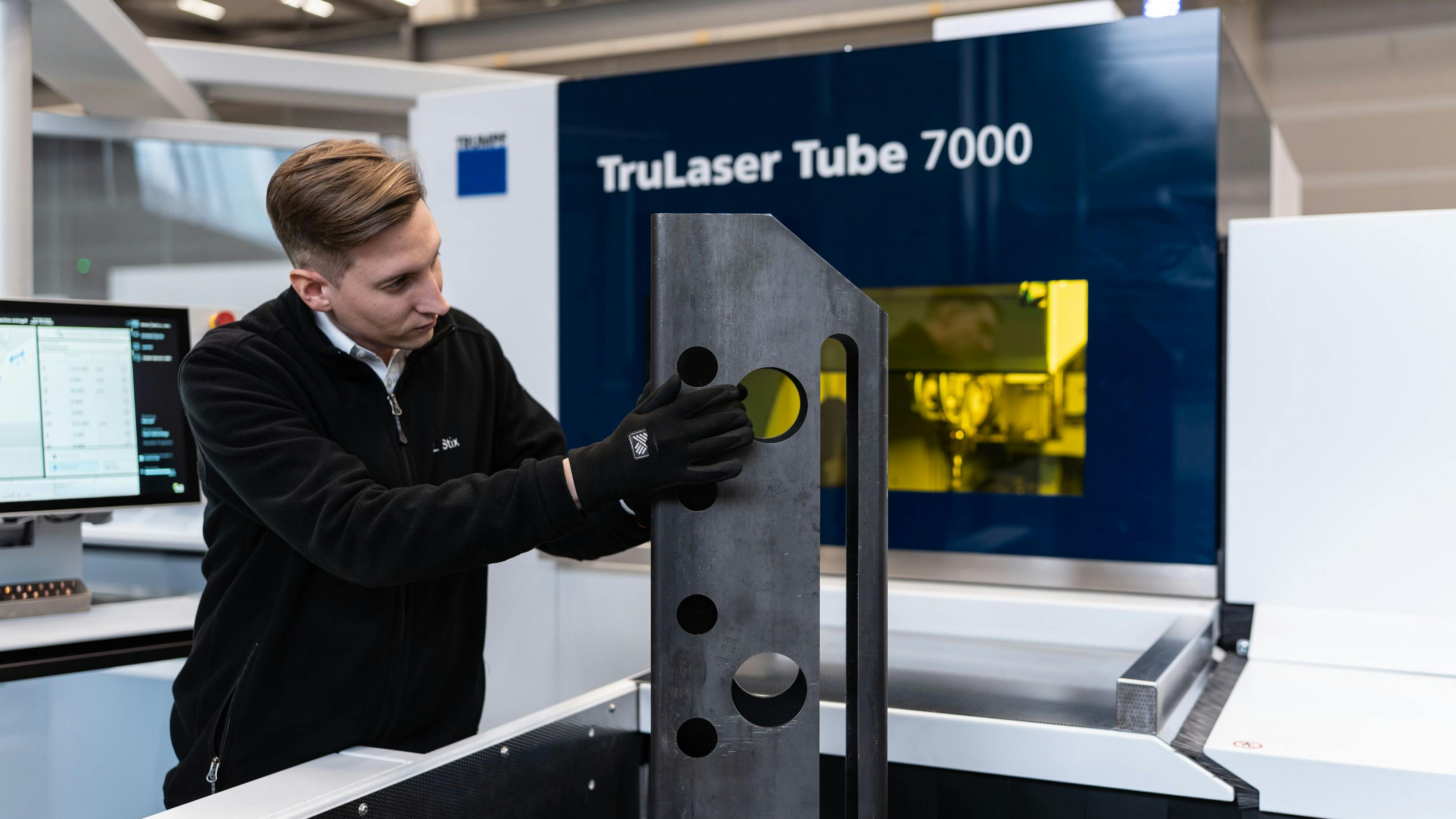 TruLaser Tube 7000 Cuts Thick-Wall Tube at High Feed Rates