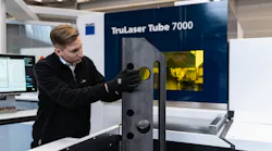 TruLaser Tube 7000 Cuts Thick-Wall Tube at High Feed Rates