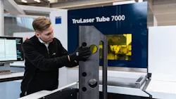 TruLaser Tube 7000 Cuts Thick-Wall Tube at High Feed Rates TruLaser Tube 7000 Cuts Thick-Wall Tube at High Feed Rates