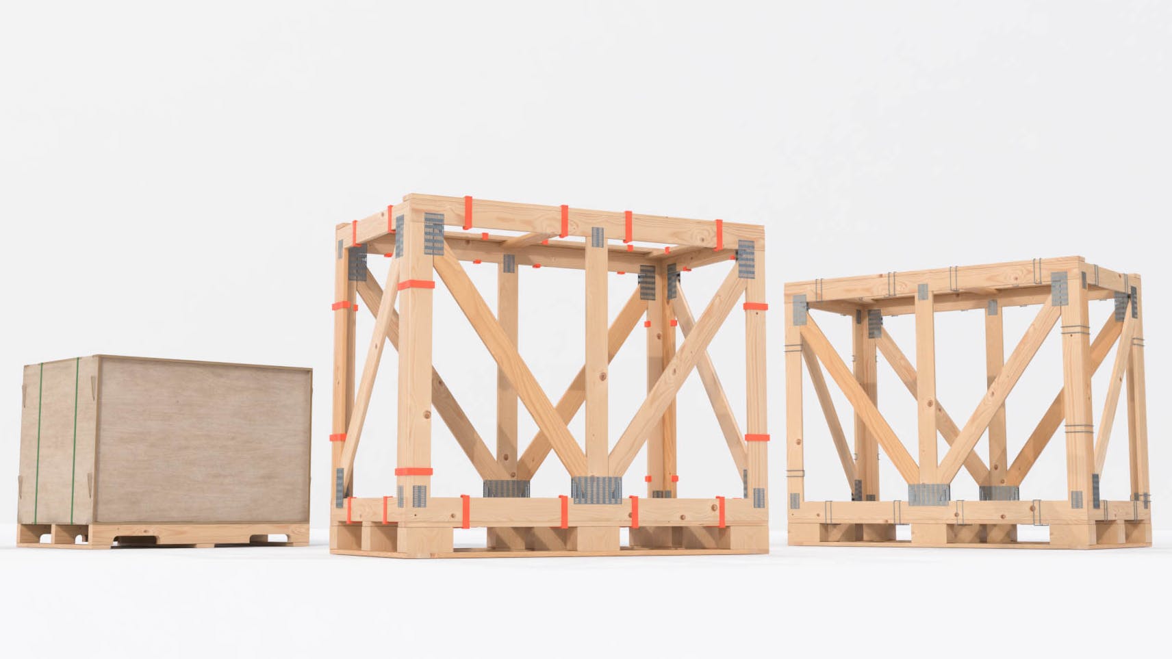 Slot-Lock, Clamp-Lock 100 Crates Assemble Without Nail Guns