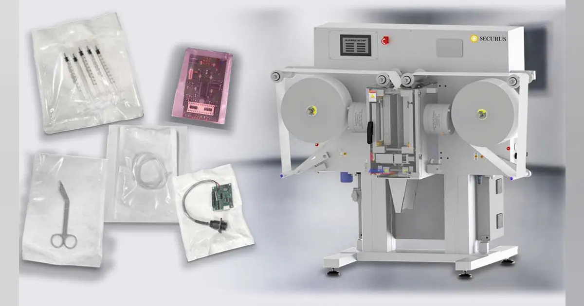 VS 610 Vertical Pouch Maker Runs Tyvek, Poly, and Foil On Demand | New ...