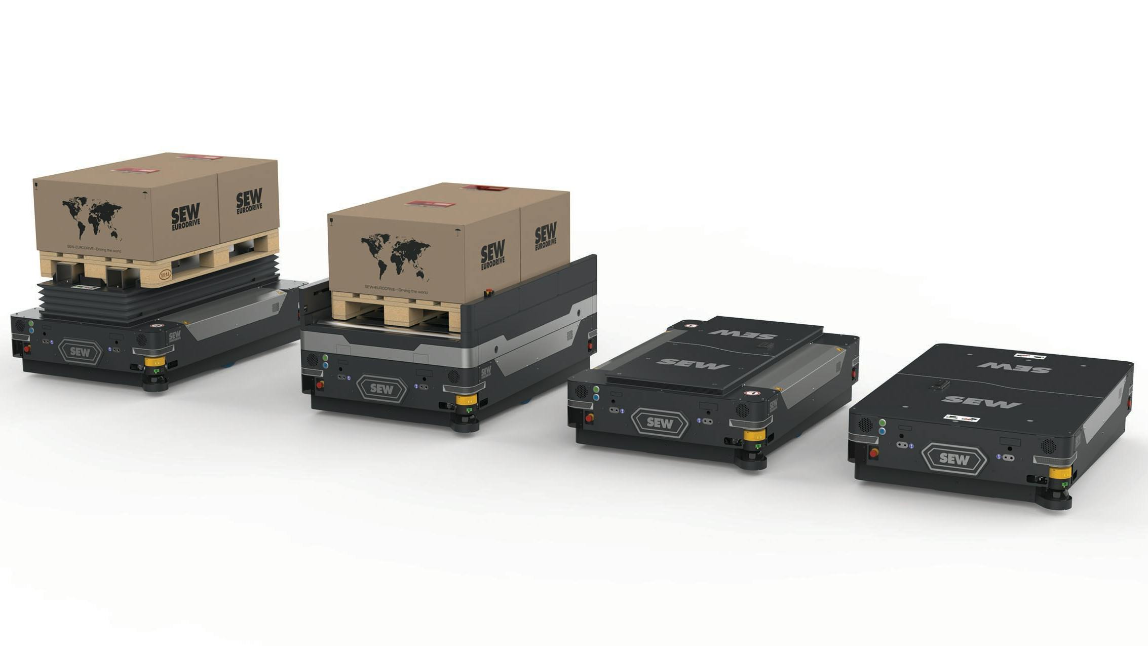 MR P1600 Mobile Robot Platform Handles Heavy Loads with Contactless Charging
