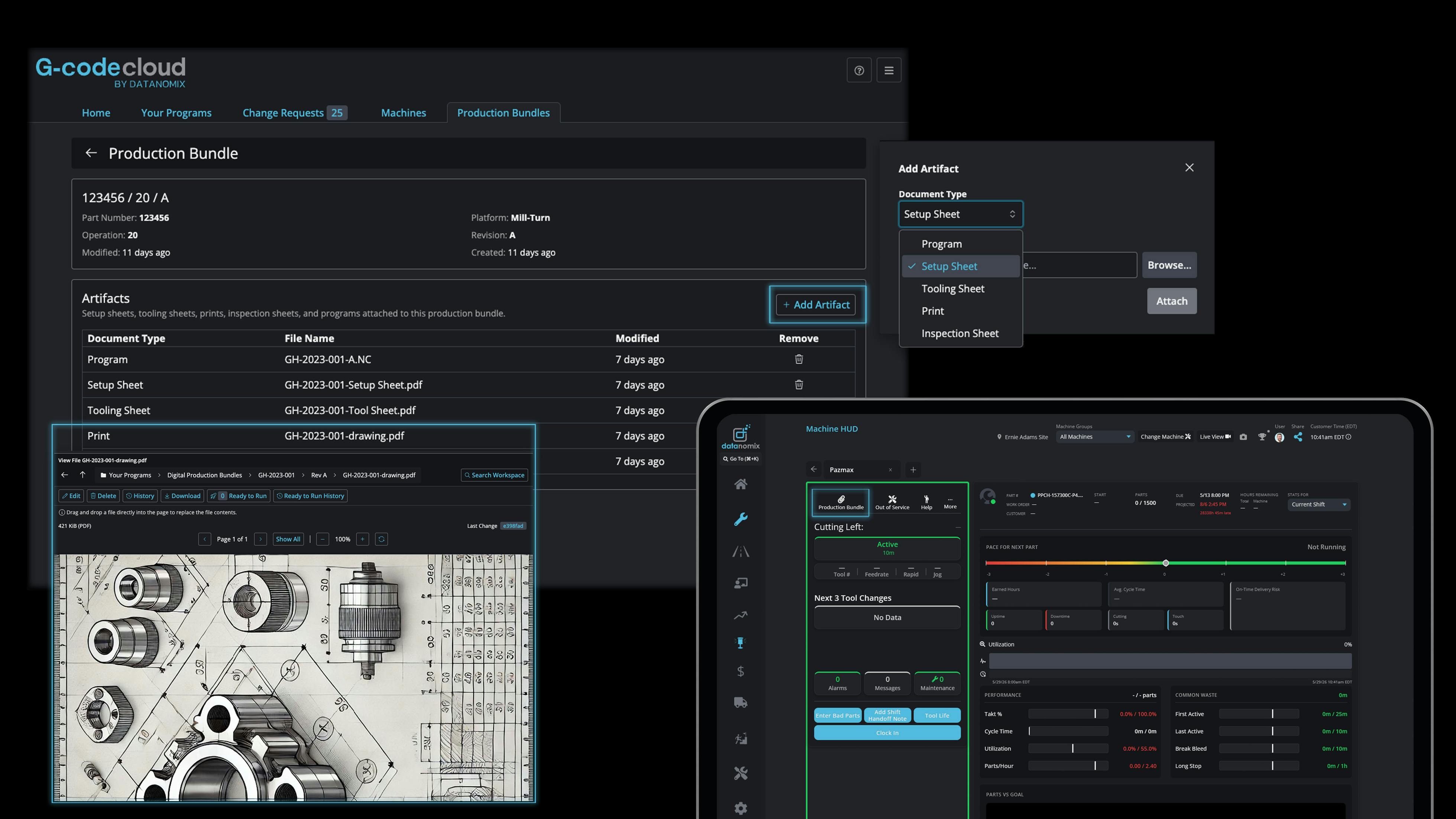 Digital Production Bundles Deliver Paperless Shop Floor Files