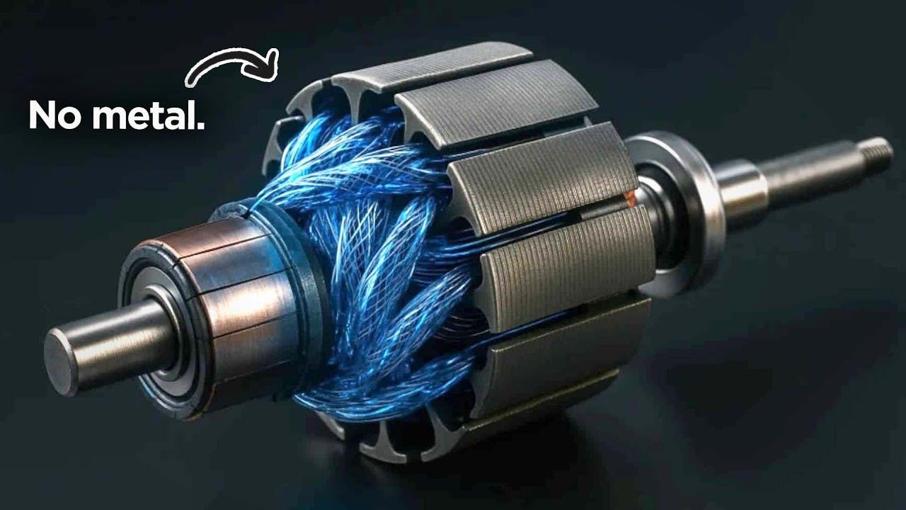 What We're Watching: Scientists Build a Metal-Free Electric Motor