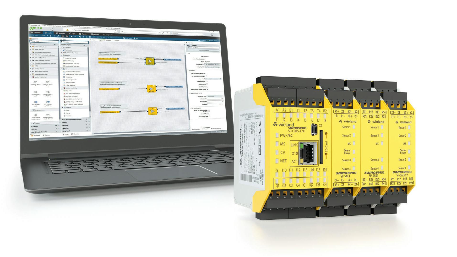 samos PRO COMPACT Safety Controller Adds New Safety Modules for Analog Processing