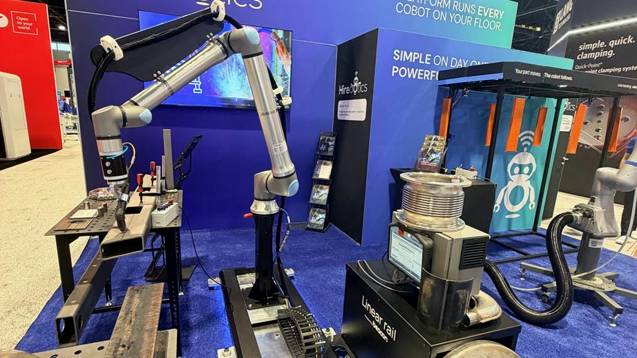 Linear Rail Extends Cobot Reach for Large Workpieces