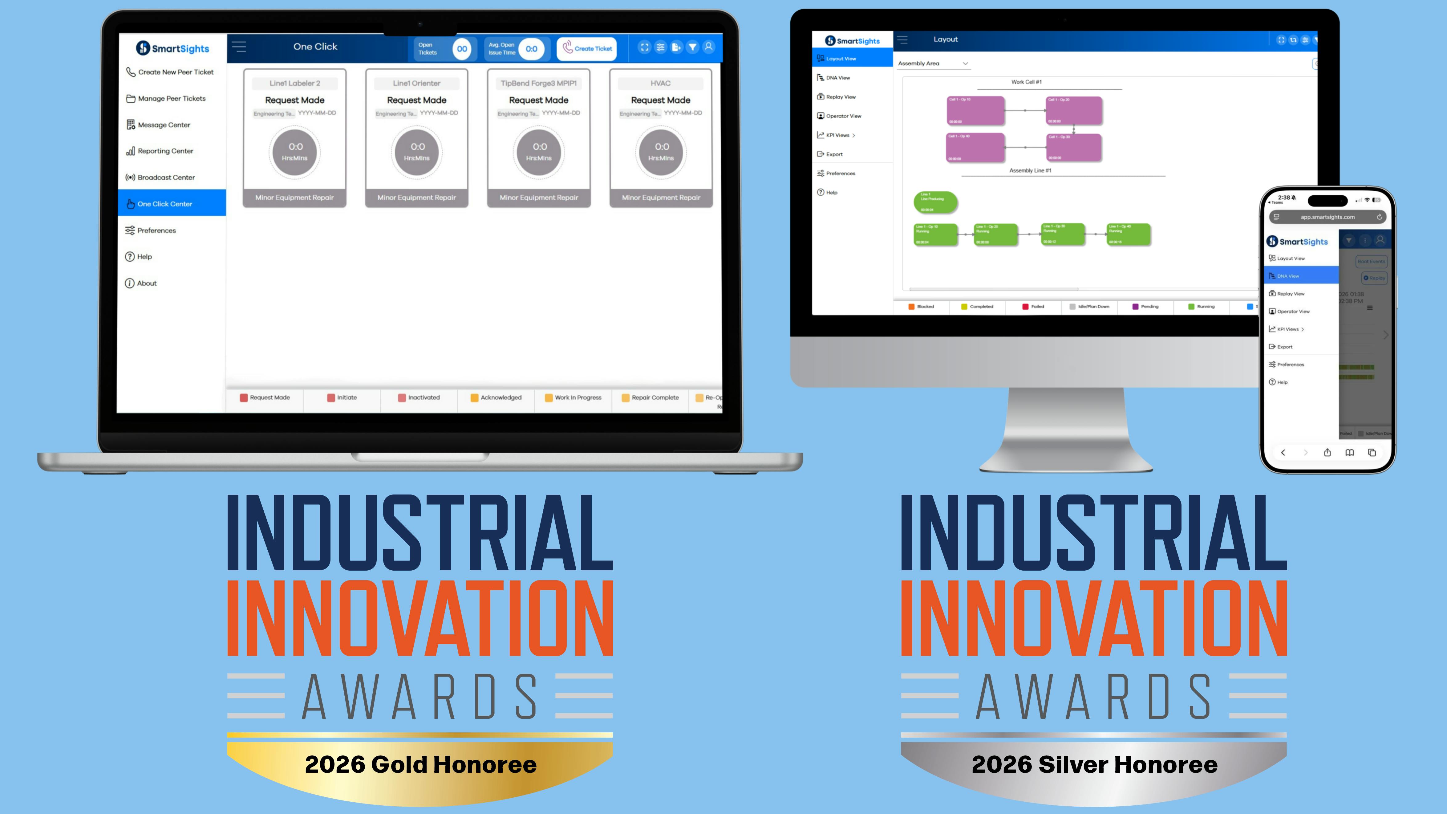 SmartSights Honored for Peer, ABLE in Industrial Innovation Awards