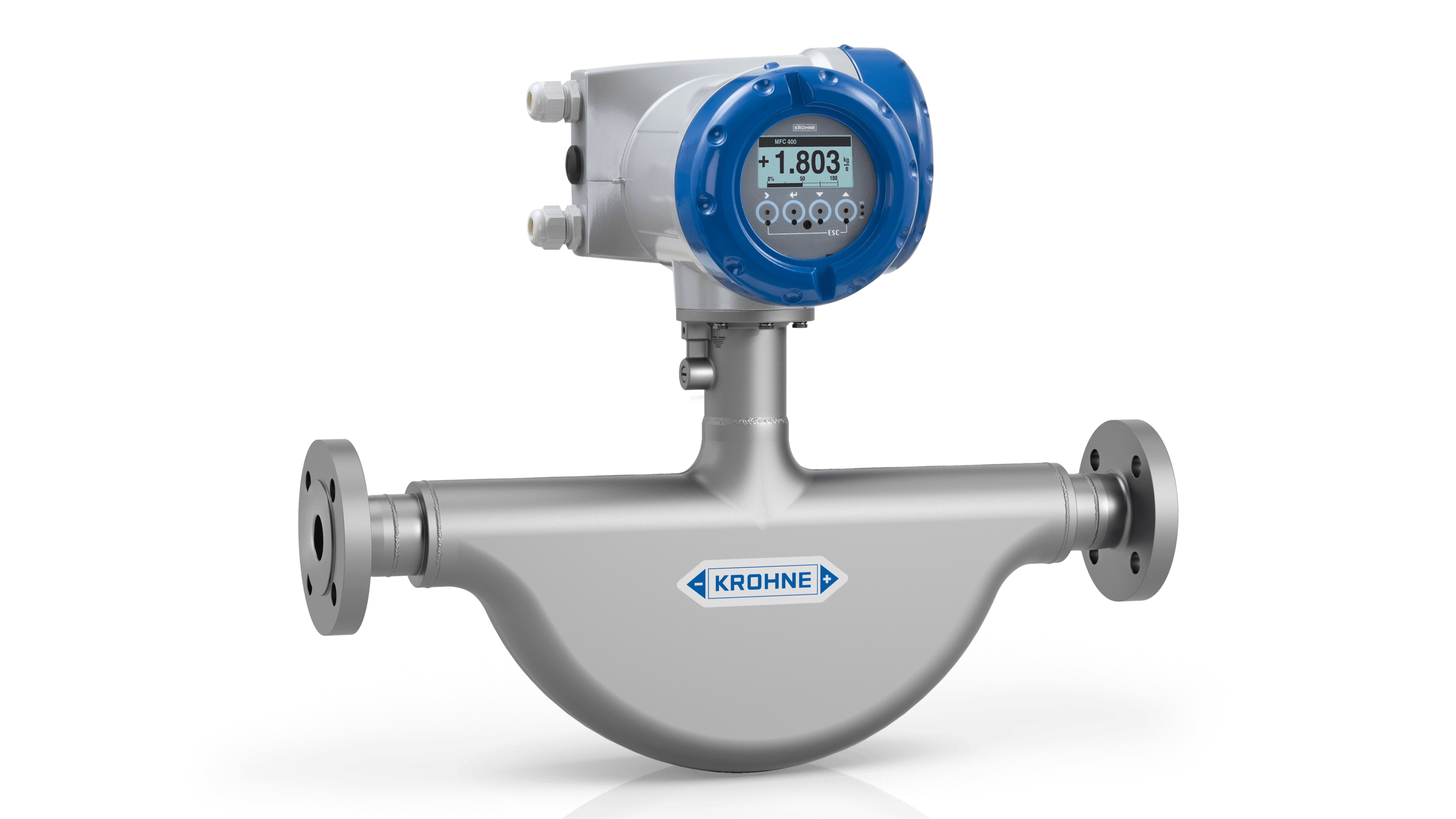 OPTIMASS 5400 Coriolis Flowmeter Measures Through Entrained Gas