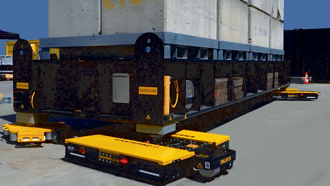 Tandem E-Mover EMLSD25 Skates Synchronize Heavy Load Positioning