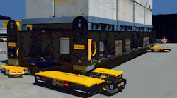 Tandem E-Mover EMLSD25 Skates Synchronize Heavy Load Positioning