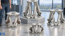 H-855 High-Load Hexapods Move Up to 1,100 lb in Six Axes