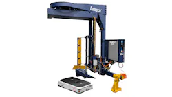 SL400AMR Stretch Wrapper Signals AMRs for Scheduled Pickups