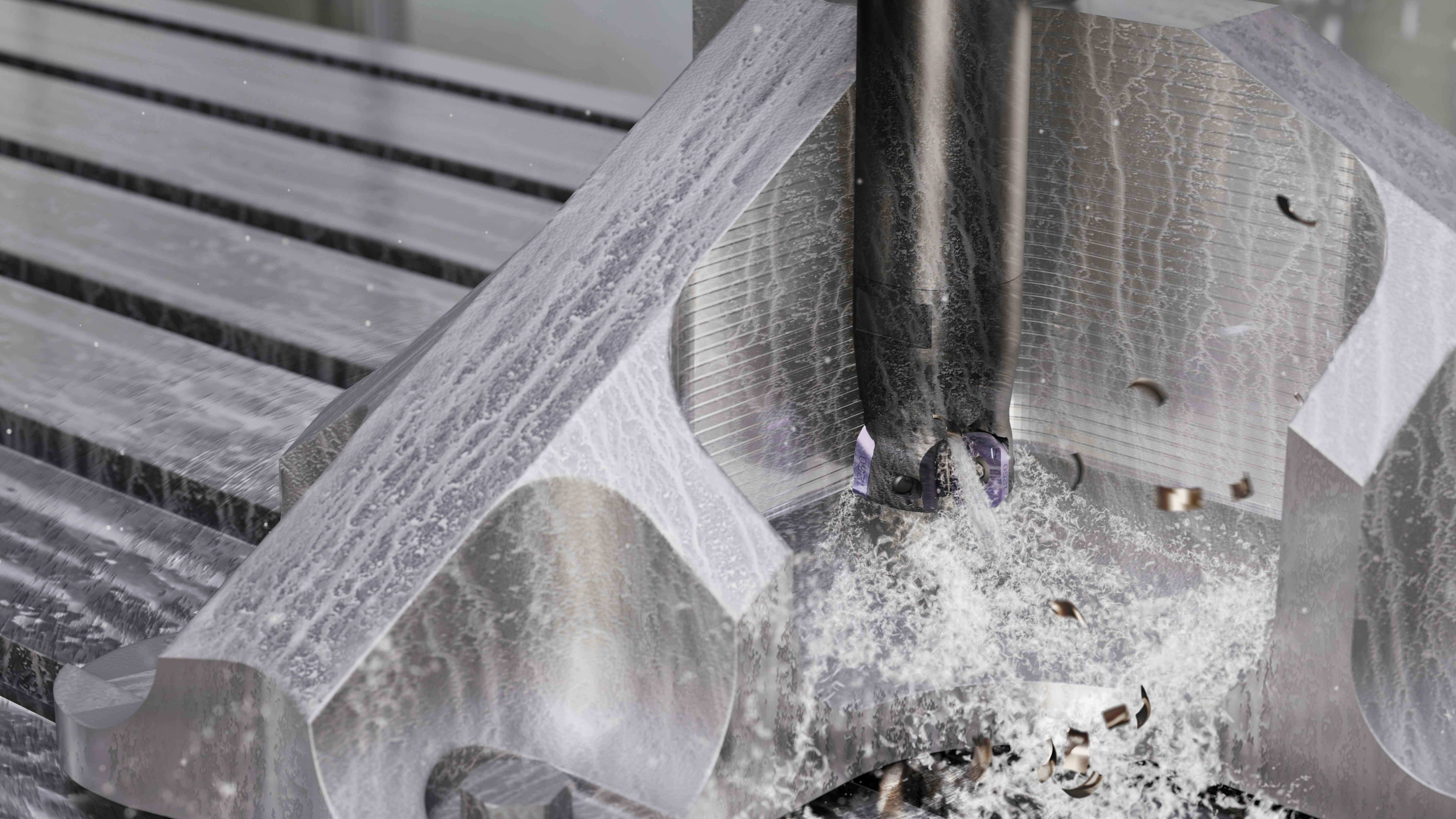 GC1250 milling grade in action